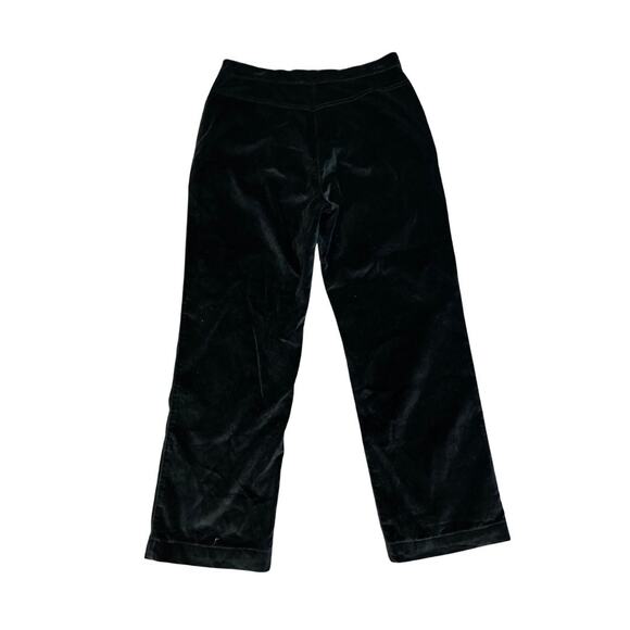 St. John Collections Velvet Pants Size 14 Trousers Straight Leg Cotton Elegant - Picture 2 of 4